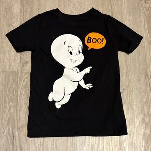 Kids Black Ghost Graphic Tee